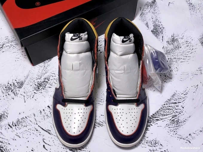MaikeSneakers Jordan Chicago Nike LA Air High SB to 1 CD6578-507 x 0729